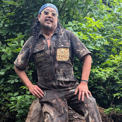 Mushroom Acid Washed Onesie