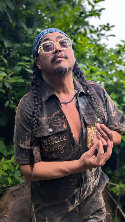 Mushroom Acid Washed Onesie