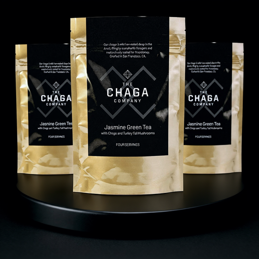 3 pack - Jasmine Green with Chaga Six Servings