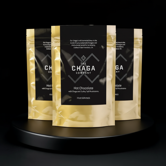3 Pack Adaptogenic Hot Chocolate with Chaga &amp; Turkey Tail Mushrooms