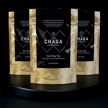 3 pack-  Earl Grey with Chaga Six Servings