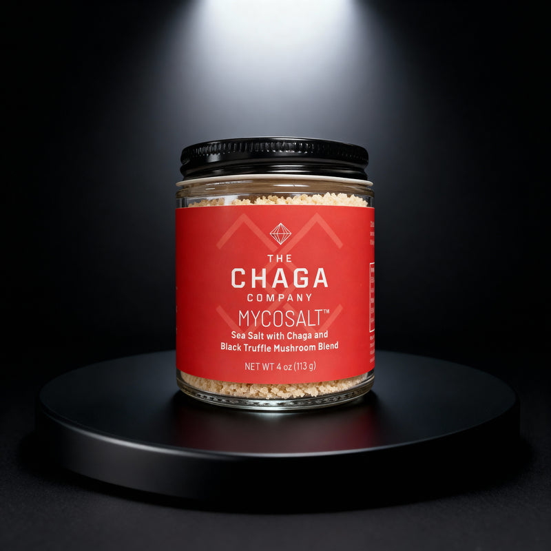 MycoSalt- Truffle Salt with Chaga, Reishi, Turkeytail, and Lionsmane - The Chaga Company