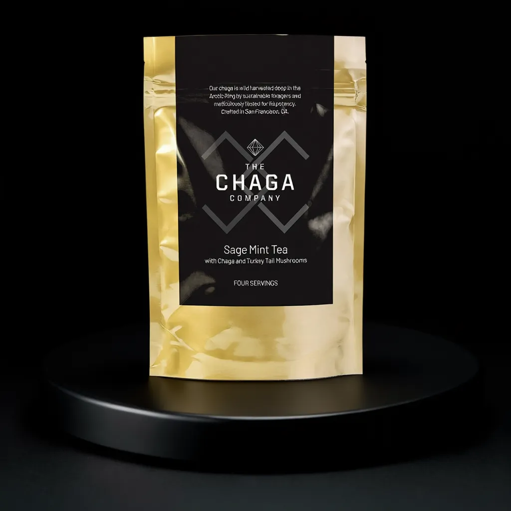 SAGE MINT TEA WITH CHAGA