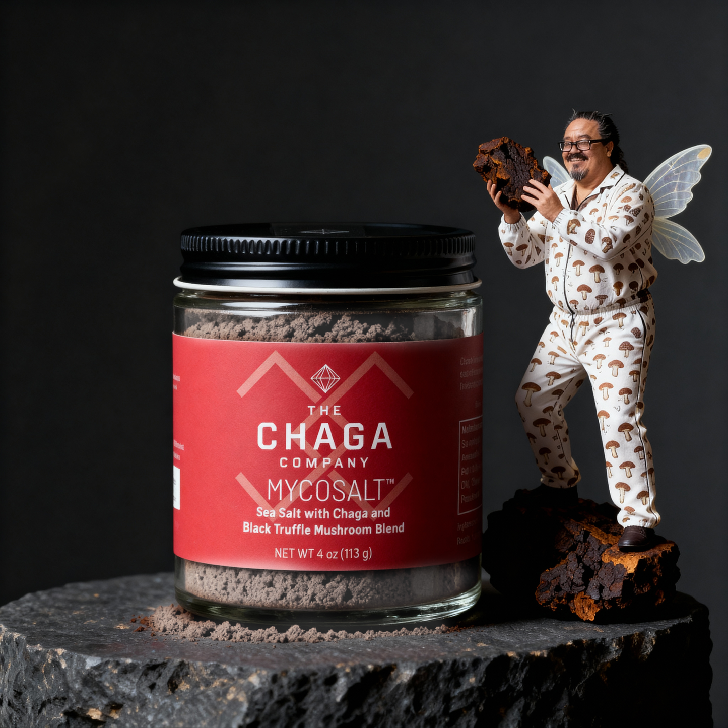 MycoSalt- Truffle Salt with Chaga, Reishi, Turkeytail, and Lionsmane - The Chaga Company