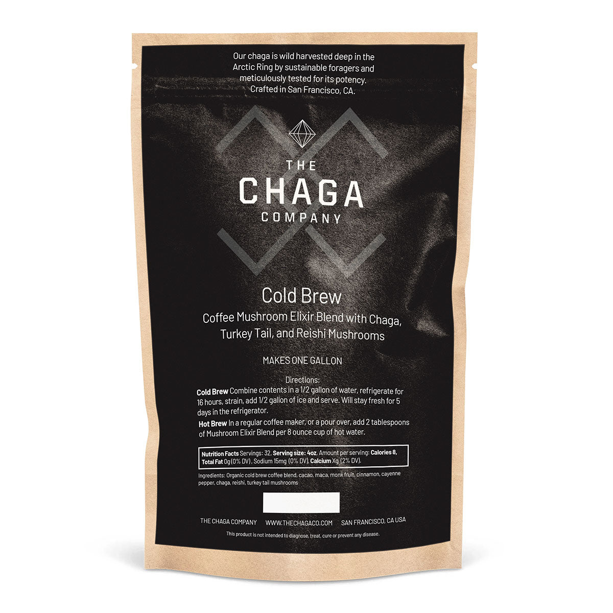 Chaga Coffee Grounds - Cold Brew