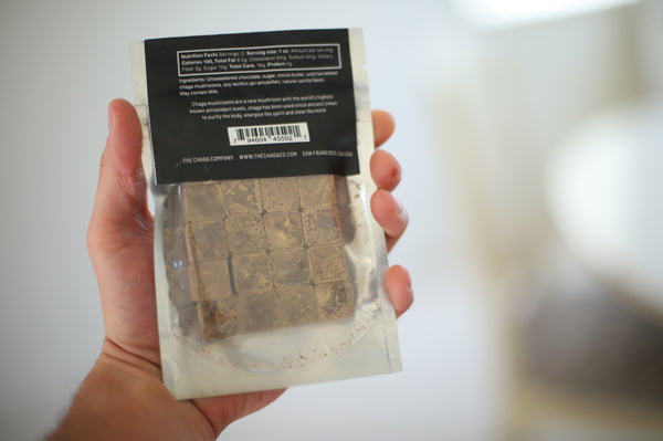 3 Pack - 70% Dark Chocolate Chaga Ingots