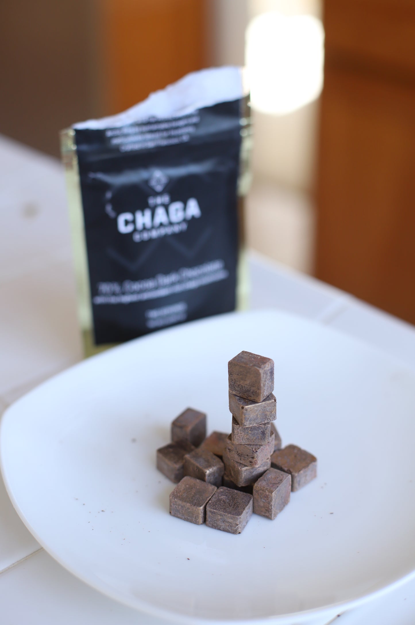 GOLD-STANDARD CHAGA CHOCOLATE BAR WITH REISHI, TURKEYTAIL, LIONSMANE MUSHROOMS
